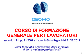 Formazione generale lavoratori - 4 ore